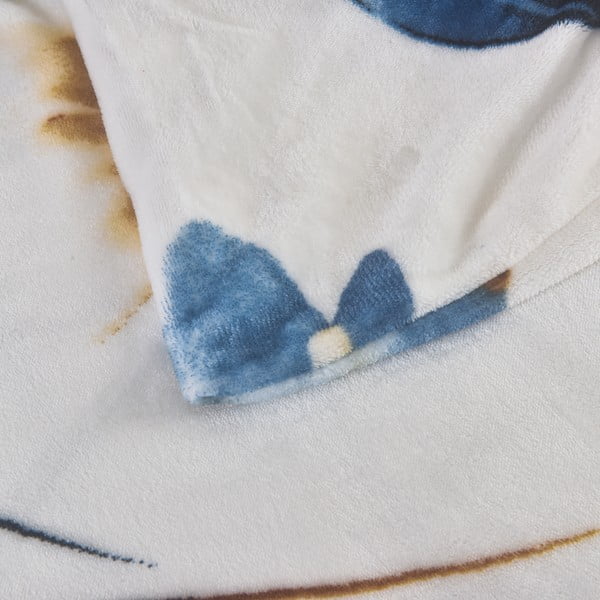 Tmavě modré povlečení na jednolůžko z mikroplyše 140x200 cm Marbella – My House-image-4