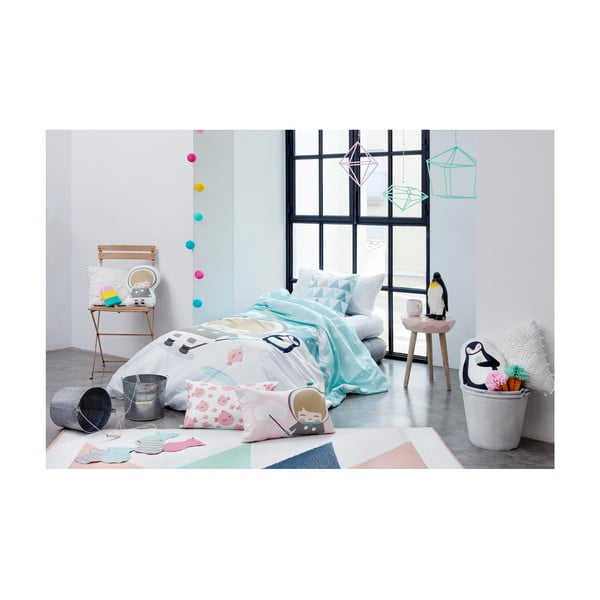 Povlak na polštář z čisté bavlny Happynois Skymo Day, 50 x 30 cm-image-4