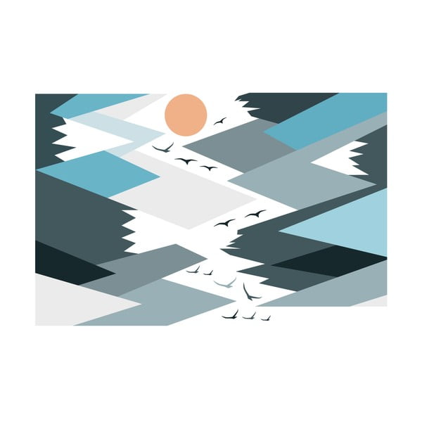 Nástěnná samolepka Ambiance Giant Kid Sticker Scandinavian Mountains Parka-image-2