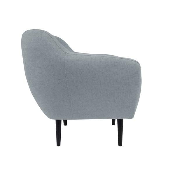 Světle modré křeslo s hnědými nohami Mazzini Sofas Piemont-image-2