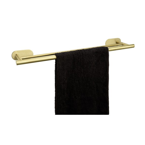 Samodržící držák na ručníky z nerezové oceli Orea Gold – Wenko-image-2