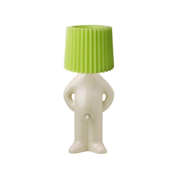 Lampa Mr. P One Man Shy, zelené stínidlo