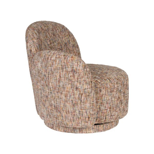 Béžové otočné žinylkové křeslo Rose – Dutchbone