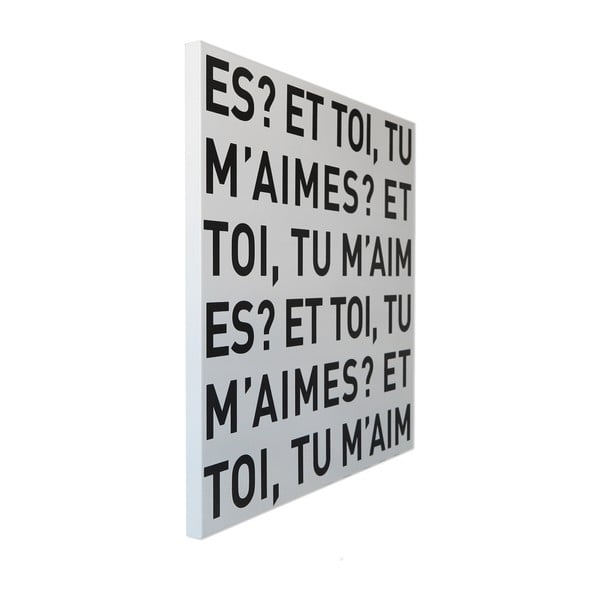 Magneticka tabule dESIGNoBJECT.it E Toi, 50 x 50 cm -image-1