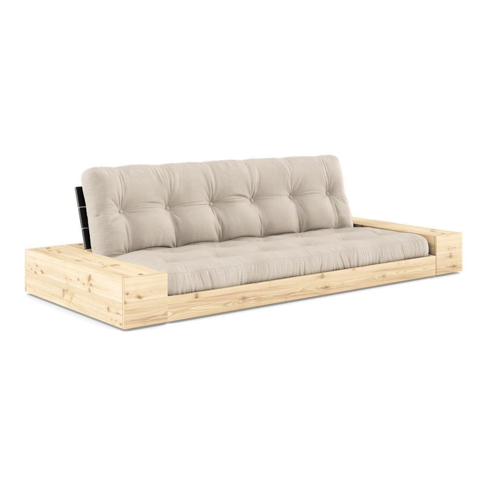 Béžová rozkládací pohovka 244 cm Base – Karup Design