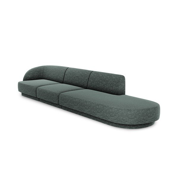 Tmavě zelená pohovka 302 cm Miley – Micadoni Home-image-3