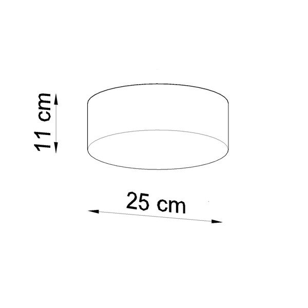 Šedé stropní svítidlo Sollux Atis-image-4