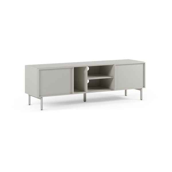 Krémový TV stolek 160x51x42 cm Brise – Marckeric-image-4