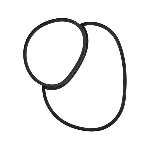 Černé LED stropní svítidlo 36x43.5 cm Rise – Trio-image-2