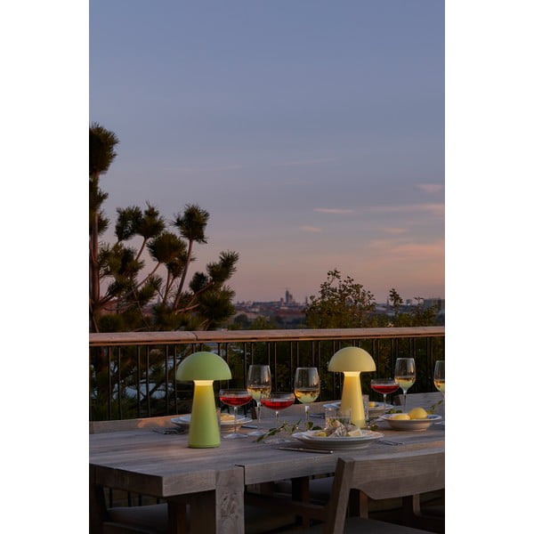 Zelená LED stolní lampa na dálkové ovládání (výška 28 cm) Sam – Sirius-image-3