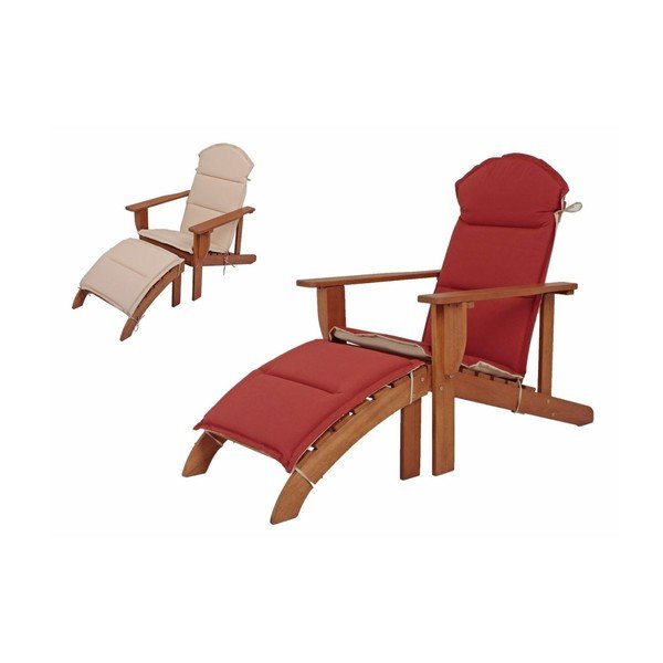 Hnědé dřevěné zahradní lehátko Harper – Garden Pleasure-image-1