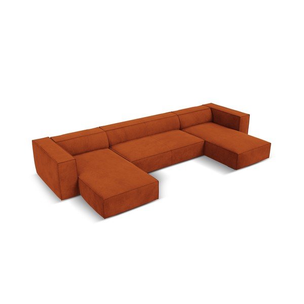 Oranžová rohová pohovka (do "U") Madame – Windsor & Co Sofas-image-2