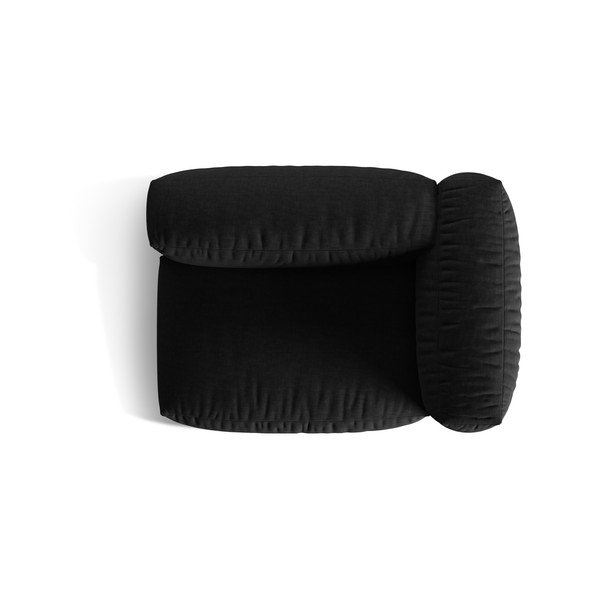 Černý modul pohovky (pravý roh) Martina – Micadoni Home-image-4