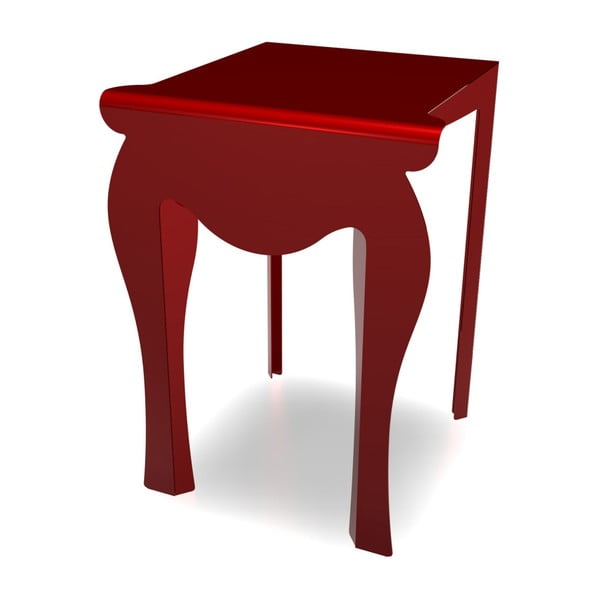 Červený stolek Caoscreo Sembro