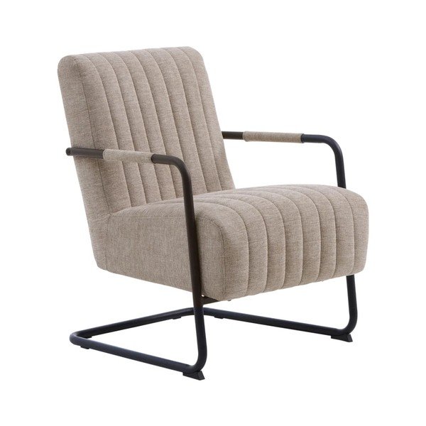 Béžové křeslo Trout – Unique Furniture