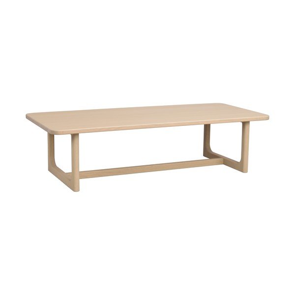 Konferenční stolek s deskou v dubovém dekoru ve světle přírodní barvě 70x160 cm Driscoll – Rowico