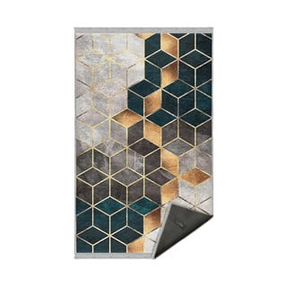Bílo-petrolejový pratelný koberec 160x230 cm – Mila Home