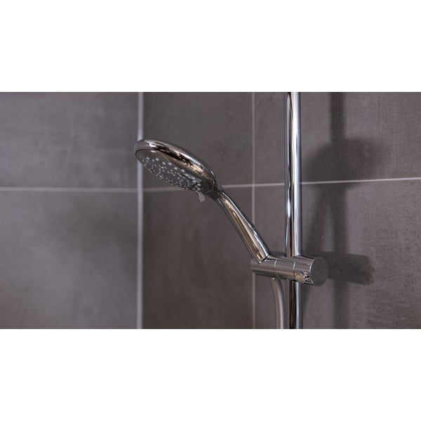 Úsporná chromovaná sprchová hlavice Wenko Automatic, ø 11 cm-image-3