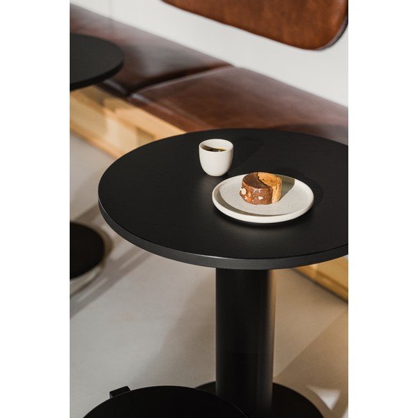 Kulatý jídelní stůl s deskou v dubovém dekoru ø 80 cm Sool – noo.ma-image-3