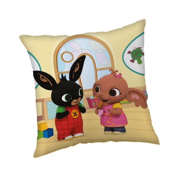 Dětský polštářek 40x40 cm Bing Bunny  – Jerry Fabrics