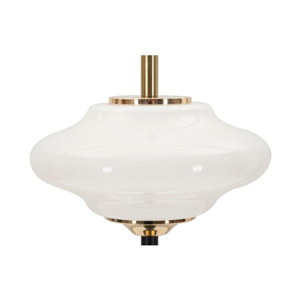 Bílá/černá stolní lampa se skleněným stínidlem (výška 46 cm) Vintage – Mauro Ferretti-image-4