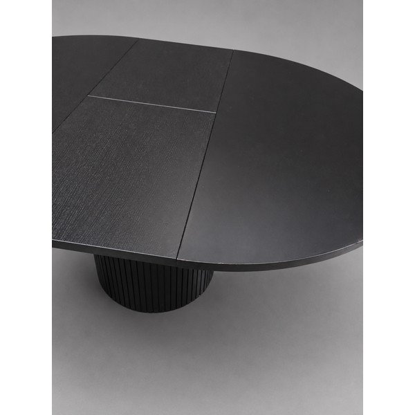 Kulatý rozkládací jídelní stůl s přídavnou deskou v dekoru dubu ø 115 cm Malaga - II. jakost – Bonami Selection-image-4