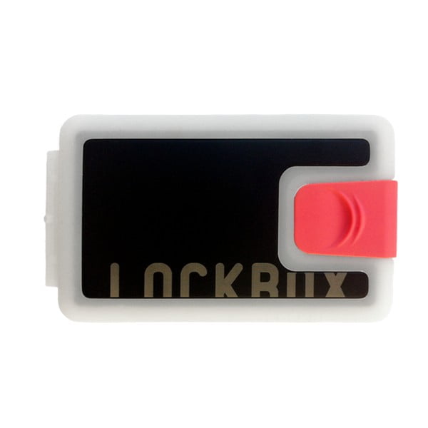Černorůžová peněženka Lockbox B&W