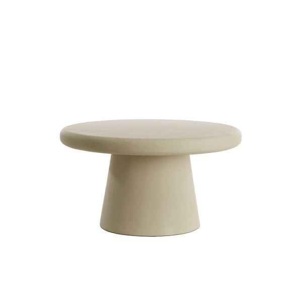 Béžový kulatý konferenční stolek ø 70 cm Kulona – Light & Living