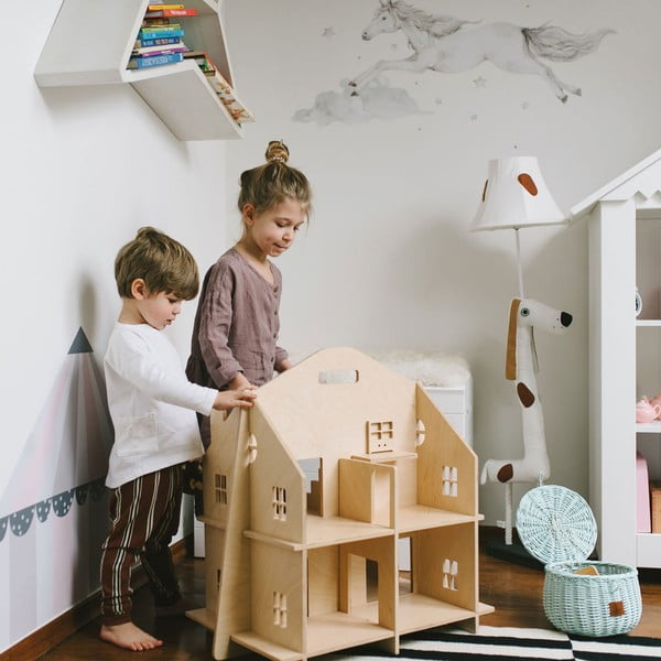 Dřevěný dětský domeček pro panenky Dekornik Doll House