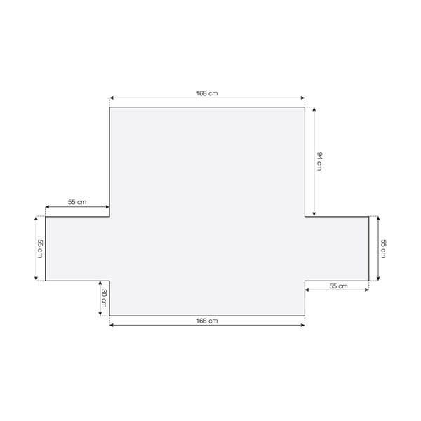 Červený 3místný ochranný potah na pohovku Lounge – douceur d'intérieur-image-3