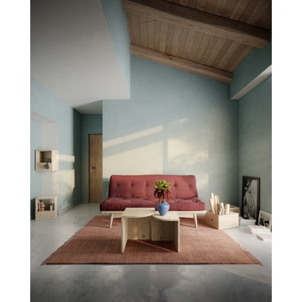 Konferenční stolky z borovicového dřeva v přírodní barvě v sadě 2 ks Combine – Karup Design-image-3