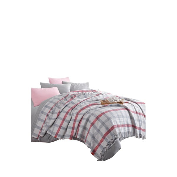 Šedý přehoz 180x220 cm Warm Soft – Mijolnir