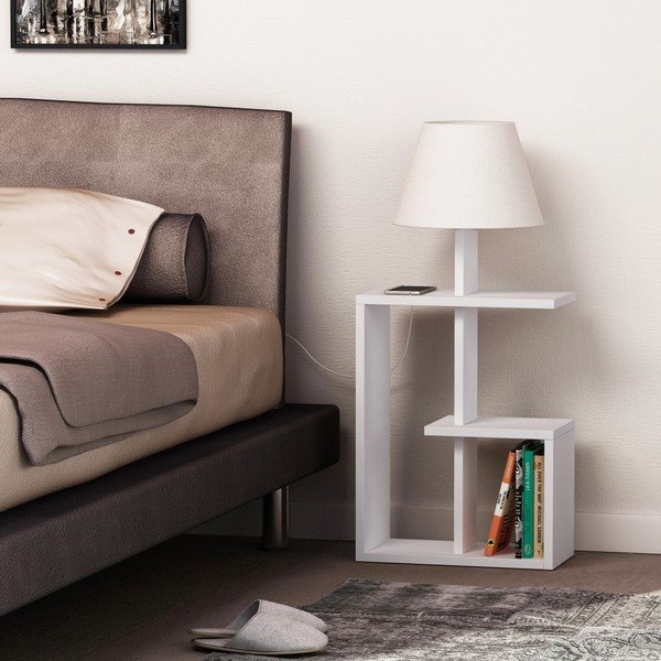 Bílá volně stojící lampa Homitis Saly-image-3