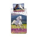 Bavlněné dětské povlečení na jednolůžko 140x200 cm Horse "Meadow" – Jerry Fabrics