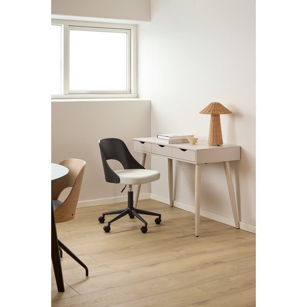 Černá/béžová kancelářská židle Lucy – Actona-image-1