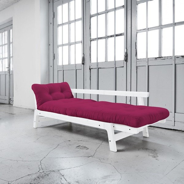 Rozkládací pohovka Karup Step White/Pink-image-3