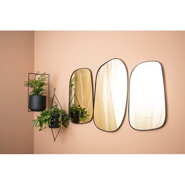 Černý kovový závěsný květináč PT LIVING Spatial, výška 36 cm-image-1