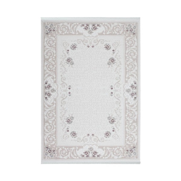 Krémový koberec Kayoom Splendid, 80 x 150 cm