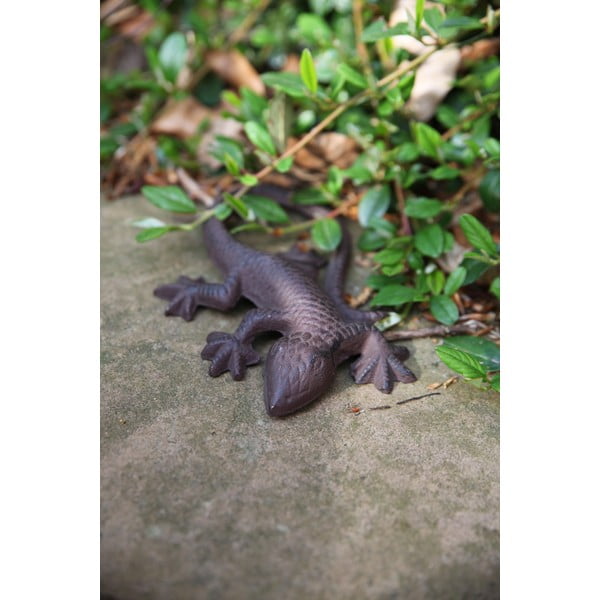 Litinová dekorace Esschert Design Ještěrka, 10,4 x 15,1 cm-image-1