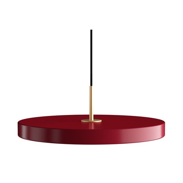 Červené LED závěsné svítidlo s kovovým stínidlem ø 43 cm Asteria Medium – UMAGE