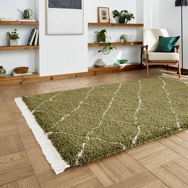 Zelený koberec 80x150 cm Boho – Think Rugs-image-2