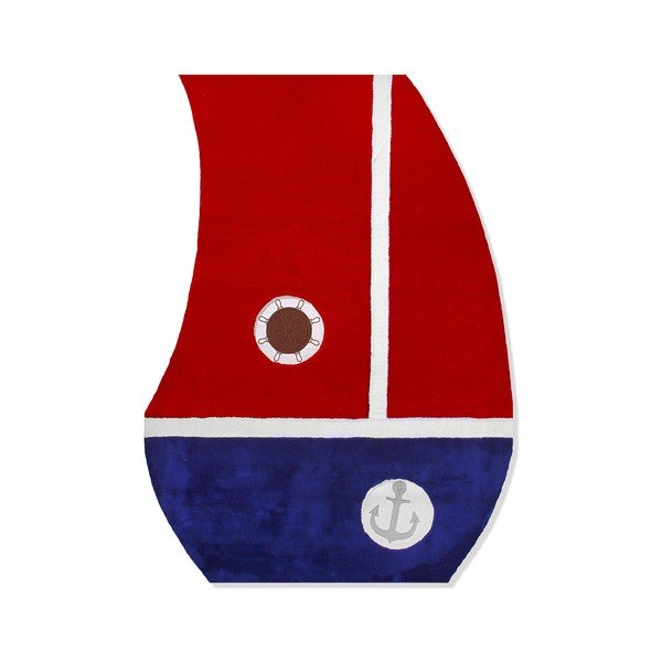 Dětský koberec Mavis Red Sail, 100x150 cm