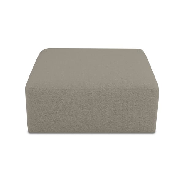 Světle hnědý modul pohovky z textilie bouclé Roxy – Scandic-image-1