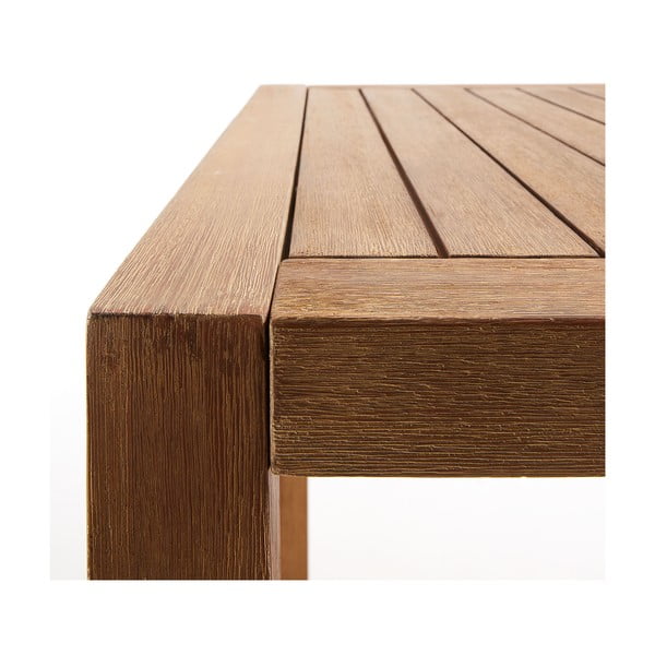 Zahradní jídelní stůl z eukalyptového dřeva Kave Home Cybille, 130 x 80 cm-image-1