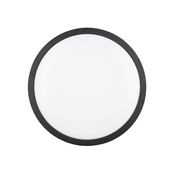 Černé LED stropní svítidlo ø 40 cm Iseo – Trio-image-4