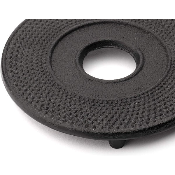 Černá litinová podložka pod konvici na čaj Bredemeijer Jing, ⌀ 13,4 cm-image-1