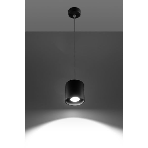 Černé závěsné světlo Sollux Roda-image-4