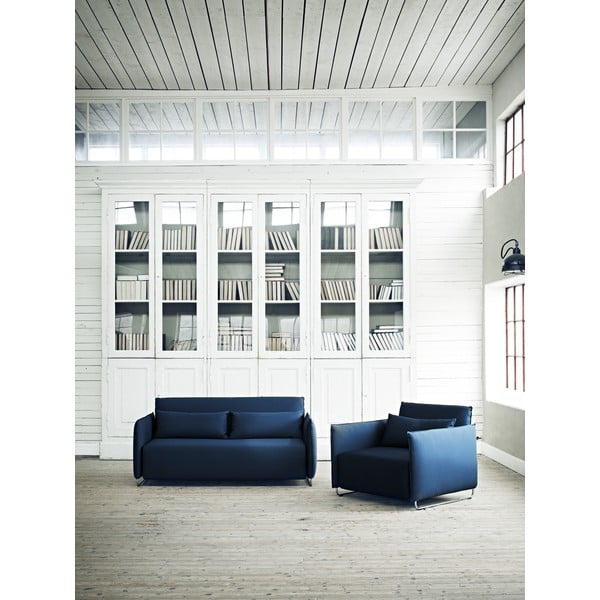 Tyrkysové rozkládací křeslo Softline Cord-image-4