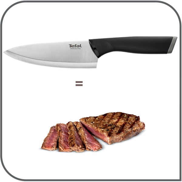 Kuchařský nůž z nerezové oceli Comfort – Tefal-image-1