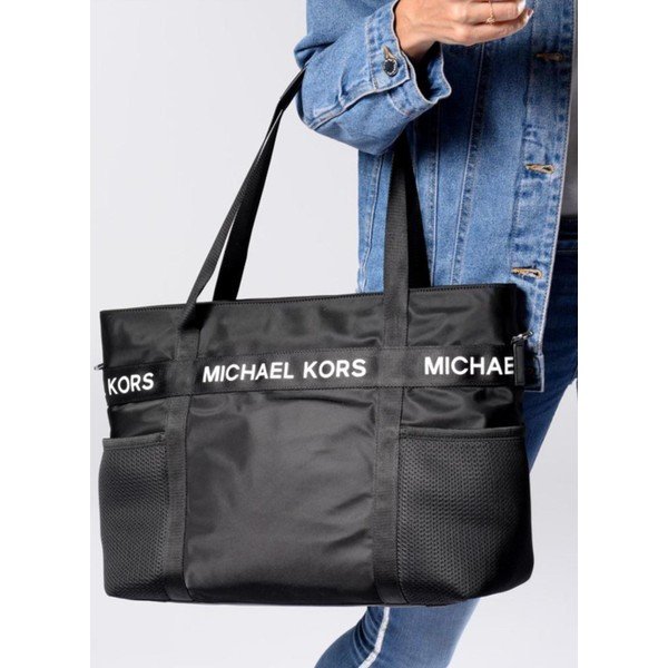 Černá látková kabelka Michael Kors The Michael-image-1